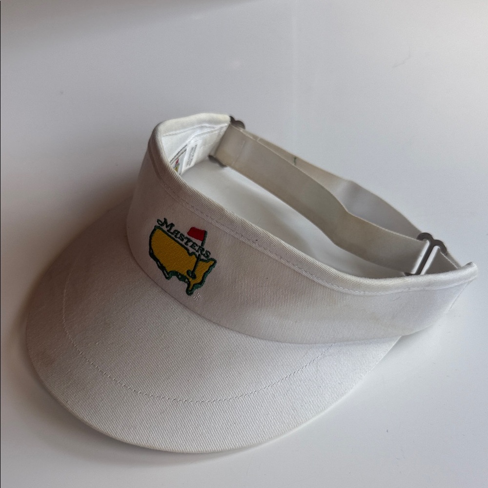 White Masters Golf Visor